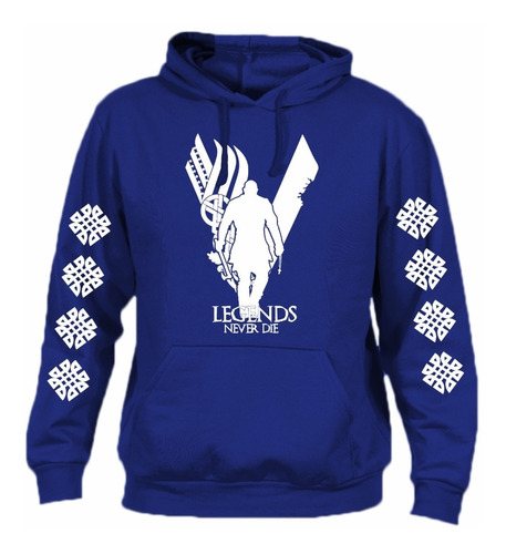 Sudadera Modelo Serie Vikings Legends Never Die