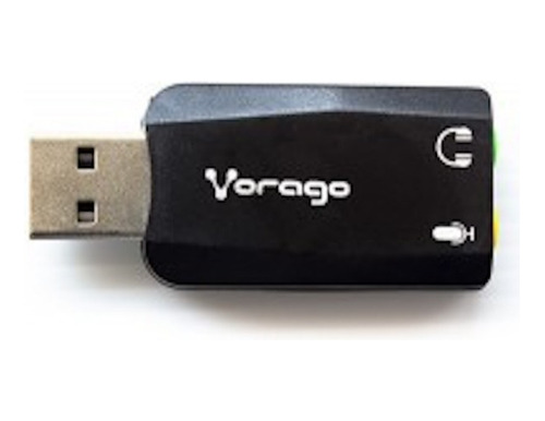 Tarjeta De Sonido Usb Vorago 5.1 Canales Para Pc O Laptop