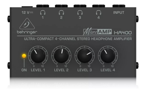 Amplificador De Auriculares Behringer Ha400 Micro Amp