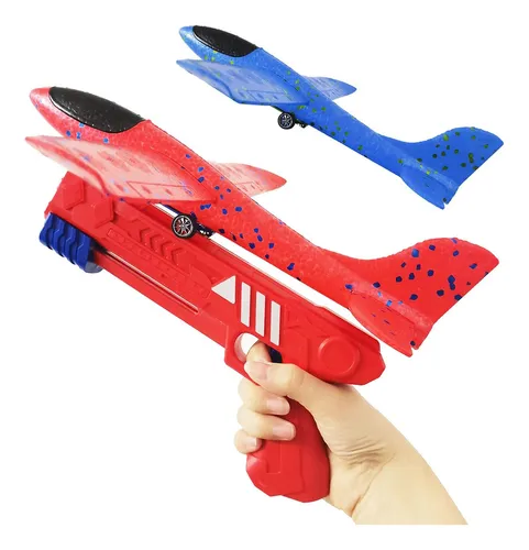 Kit 2 Brinquedo Pistola Lança Avião Planador Catapulta Led Menor preço em Kit 2 Brinquedo Pistola Lança Avião Planador Catapulta Led