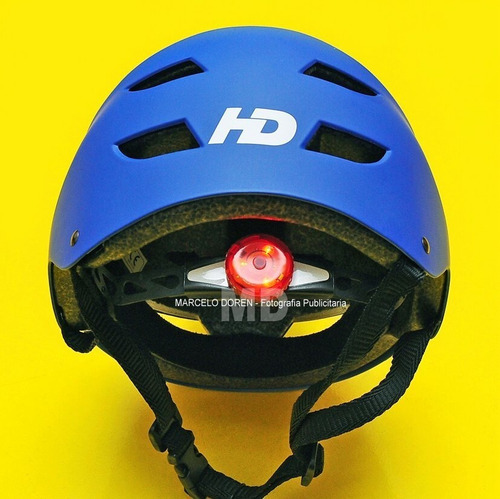 Casco Ajustable Con Luz Bicicleta Patines Skate Hd Nuevos !!