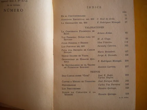 La Literatura Uruguaya Del 900 / Editorial Número 1950 (Usado)