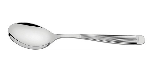 Cuchara De Te 6 Piezas Tramontina Línea Athenas Acero Inox