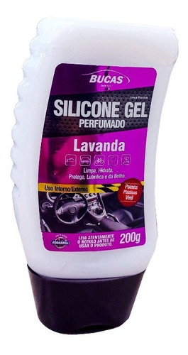 Imagem 1 de 5 de Silicone Gel Bucas Perfumado 200g Rodabrill Lavanda