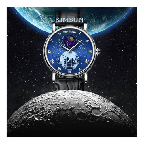M Reloj Mecánico Automático Kimsdun Moon Phase