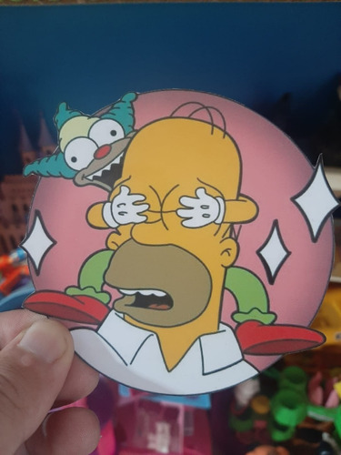 Iman  Los Simpsons Homero Y Krusty Casita Del Terror