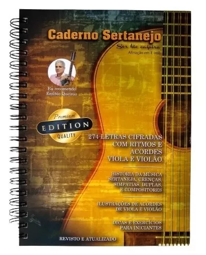 Caderno De Cifras E Tablaturas Violão 184 Pag 95 Músicas