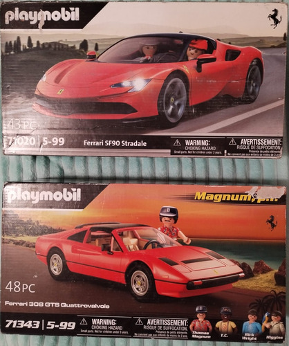 Playmobil Ferrari Sf90 Stradale71020 Y  Magnum 71343 
