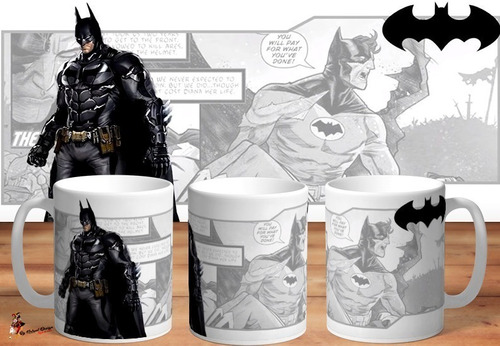 Taza - Tazón De Ceramica Super Heroe Comic Batman