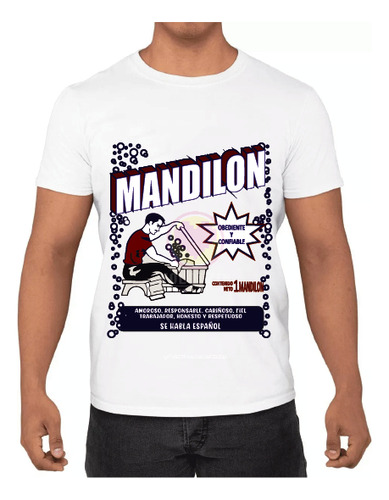 Playera Mandilon, /regalo/papá/padre/cumpleaños