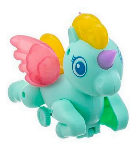 Carros De Cuerda Unicornio Pony Juguete Niñas X 4 Unidades