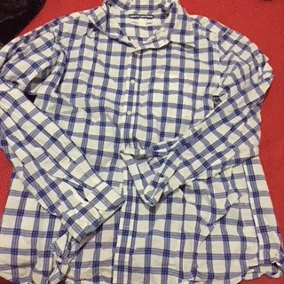 Camisa Classic Shirt Hombre Talle Xl Blanca Y Azul Impecable