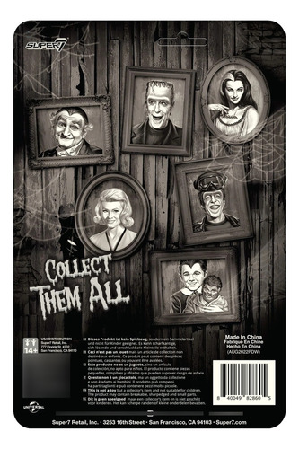 Super 7 Reaction The Munsters: Hot Rod Herman