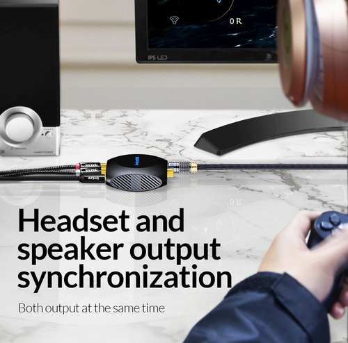 Optico Digital & 2-rca 3.5mm Audio Estereo Conversor Unnlink