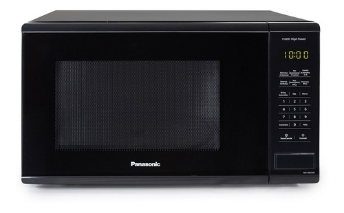 Microondas Panasonic 1.3p3 110v Color Negro 36l Nn-sb636bruh