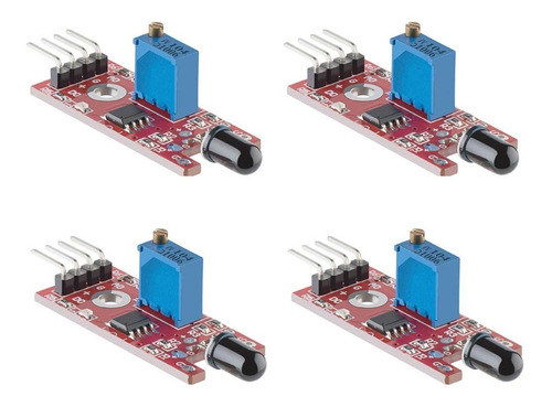 4 Sensores De Flama Para Arduino Y Microcontroladores 