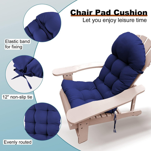 Pnp Hwjiaju Cojín Para Silla De Patio Para Adirondack, Cojín