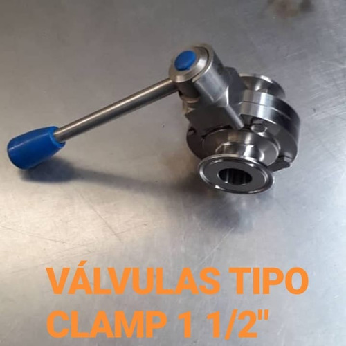 Valvulas Tipo Clamp De 1/12   2  Pulgadas