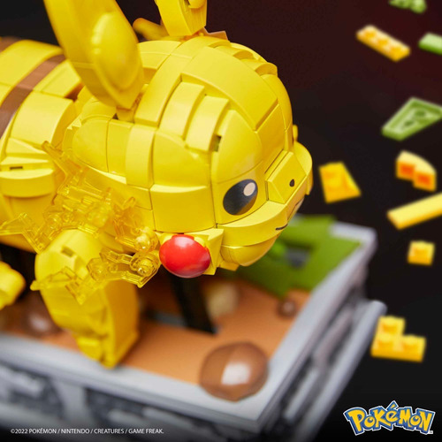 Juguete De Construcción Mega Construx Pokémon Pikachu 1087 Pikachu