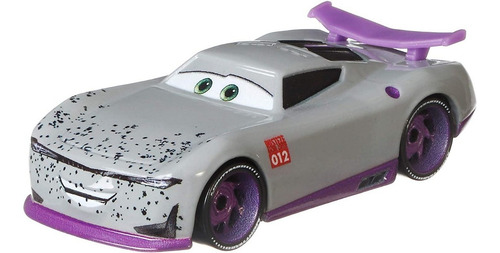 Cars Auto De Metal - Kurt Con Los Dientes Sucios - Mattel Color Gris