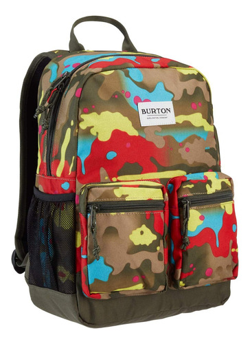 Burton - Mochila Unisex Con Ojales, Diseño De Camuflaje