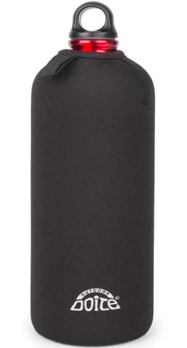 Botella De Aluminio Doite 600cc + Funda Neoprene + Mosqueton