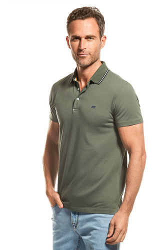 Polera Hombre Polo Enrique Café New Man Ss23