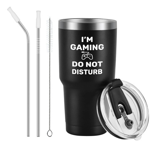 Termo I'm Gaming Do Not Disturb De Acero Inoxidable Gamer