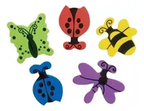 Comprar Animales  En Goma Eva Multicolor Mariposa + Otros X 120 Unid