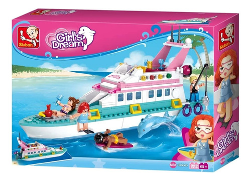 Set De Construcción Sluban Girls Dream Yate De Lujo 328p Ub