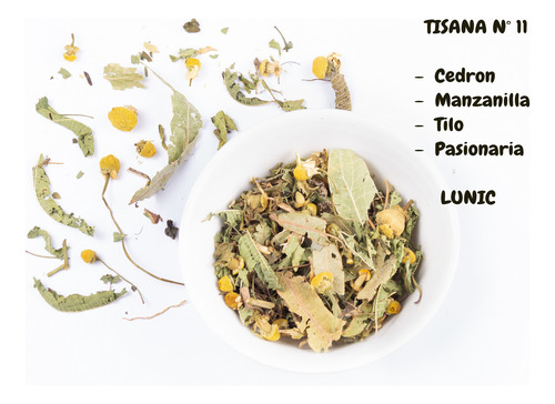 Tisana Relajante (ingredientes Descripción) X 1kg