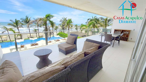 Imagen 4 de 14 de Cad Costa Real 302. Terraza Con Vista Frontal Al Mar