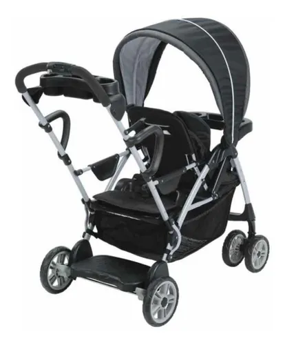 Padr sima Carriola Doble Graco Roomfor2 Gotham Negro Cuotas sin