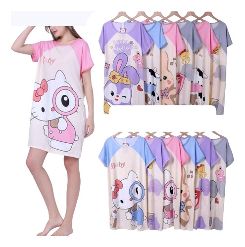 10 Bluson Camison Pijama Fresca Dama