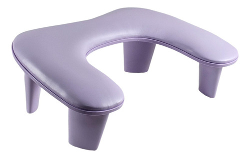 Soporte Para Reposabrazos De Uñas En Forma De U, Violeta