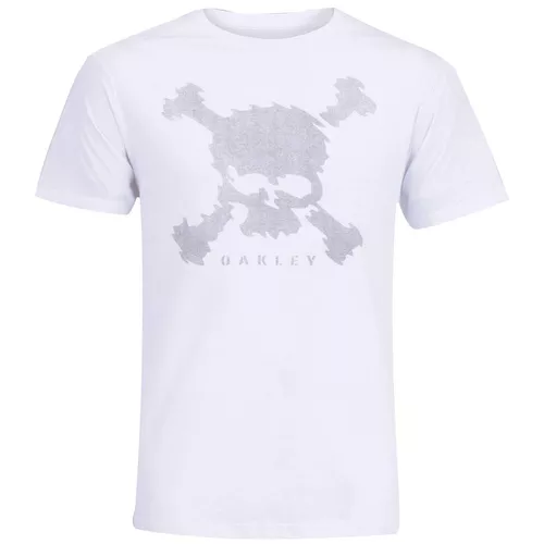 Camiseta Oakley Premium Skull Branca - Compre Agora