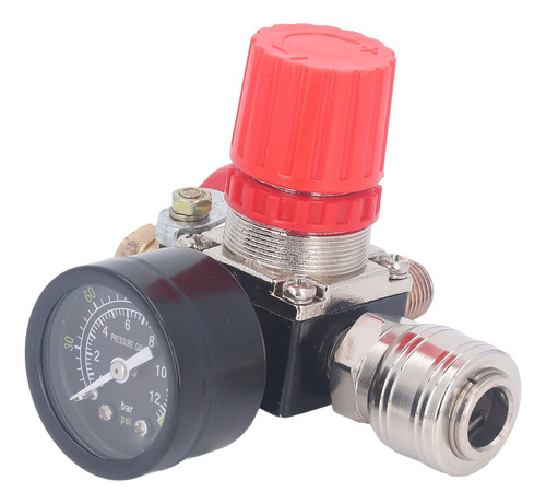 Kit Regulador De Compresor Aire Válvula 4 Vías 1/4 PuLG Npt