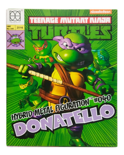 Tortugas Ninja Donatello Hybrid Metal Año 2016 Original !!