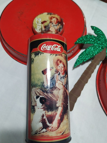 Latas Bandejas De Coca Cola Antiguas Vintage Usadas