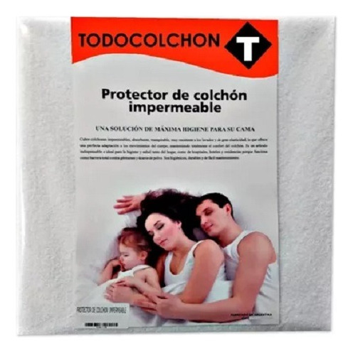 Cubre Colchon Impermeable 140 X 80  Cuna Toalla Y Pvc Todoc