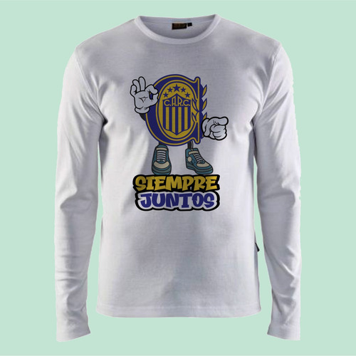 Remeras Manga Larga Rosario Central Adultos Termicas - 9001