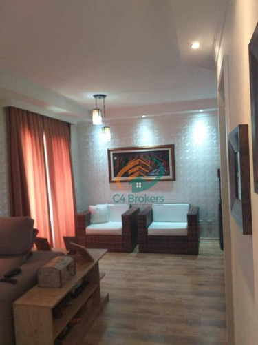 Apartamento Com 3 Dormitórios À Venda, 65 M² Por R$ 420.000,00 - Gopoúva - Guarulhos/sp - Ap3380