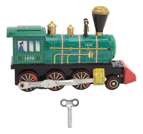 Nuevo Juguetes De Locomotora Clockwork De Metal Hojalatado
