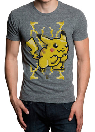 Pxld Pika Thunder - Playera Pokemon Pikachu Nintendo -