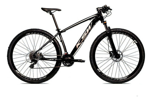 Bicicleta Alum 29 Ksw Gta 27 Vel Freio Disco Hidrául E Trava Tamanho Quadro 15.5  Cor Rosa/preto