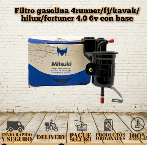 Filtro Gasolina 4runner/fj/kavak/hilux/fortuner 4.0 6v Con B