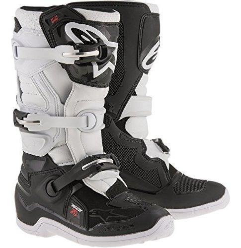 Alpinestars Tech 7s Botas Unisex Para Ninos Negroblanco