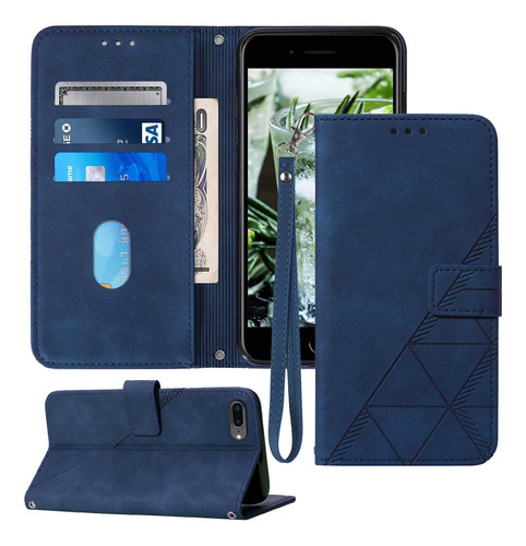 Moment Dextrad Funda Tipo Cartera Para I 8 Plus, I 7 Plus, .