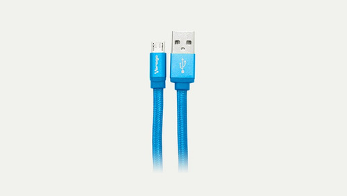 Cable Azul Vorago Micro Usb