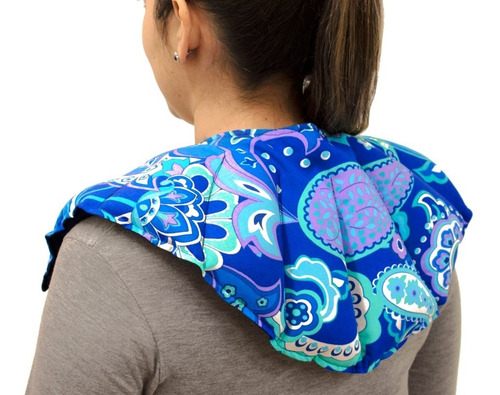 Almohadilla Cervical Relajante Semillas Y Lavanda Microondas